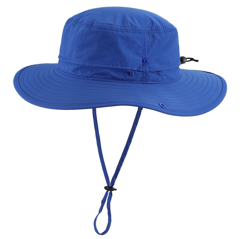 Connectyle UPF 50+ Fishing Hat for Men and Women UV Protection Boonie Hat Breathable Cowboy Hat Summer Travel Hat Royal Blue