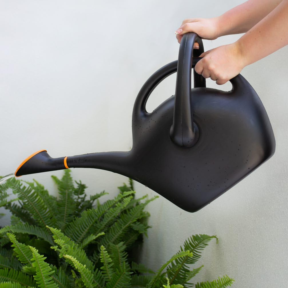Bloem Easy Pour Watering Can, 2.6 Gallon, Black (20-47287CP)