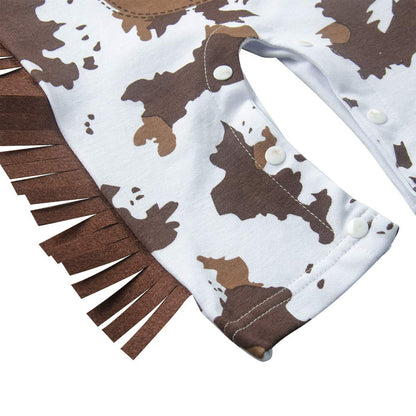 LXKIKMM Baby Toddler Boy Cowboy Outfit Rodeo Birthday Costume Woody 18-24 Months