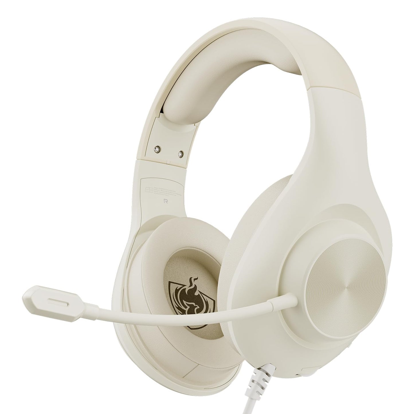 Gaming Headset for PS5 PS4 PC, Wired Headsets with 7.1 Surround Sound, H-7 Gaming Over Ear Headphones with Noise Cancelling Flexible Mic Memory Earmuffs, for PC/PS5/PS4/XboxSeries X/S/Switch (White)