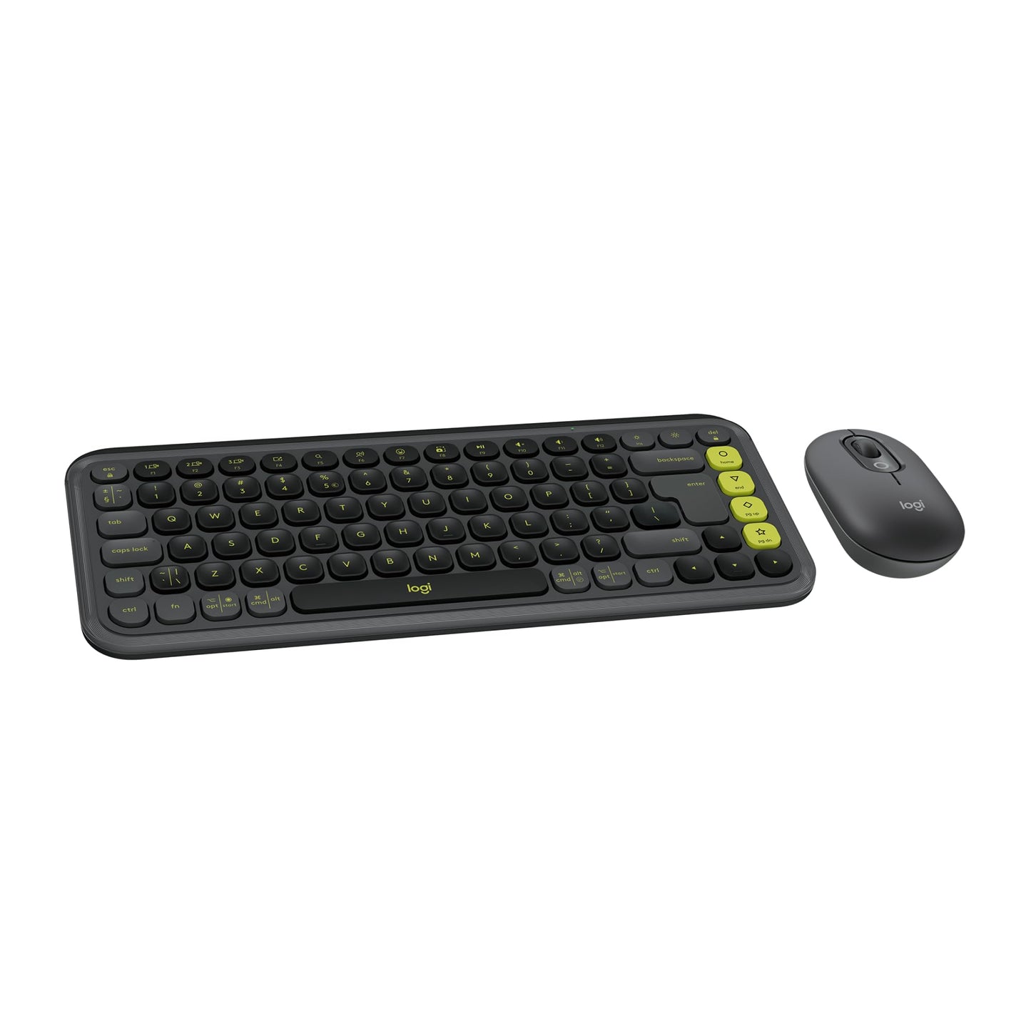 Logitech POP ICON Keys Wireless Bluetooth Keyboard, Comfortable Typing, Programmable Keys, Easy-Switch Between up to 3 Devices, for Laptop, Tablet, PC – Rose and Off-White