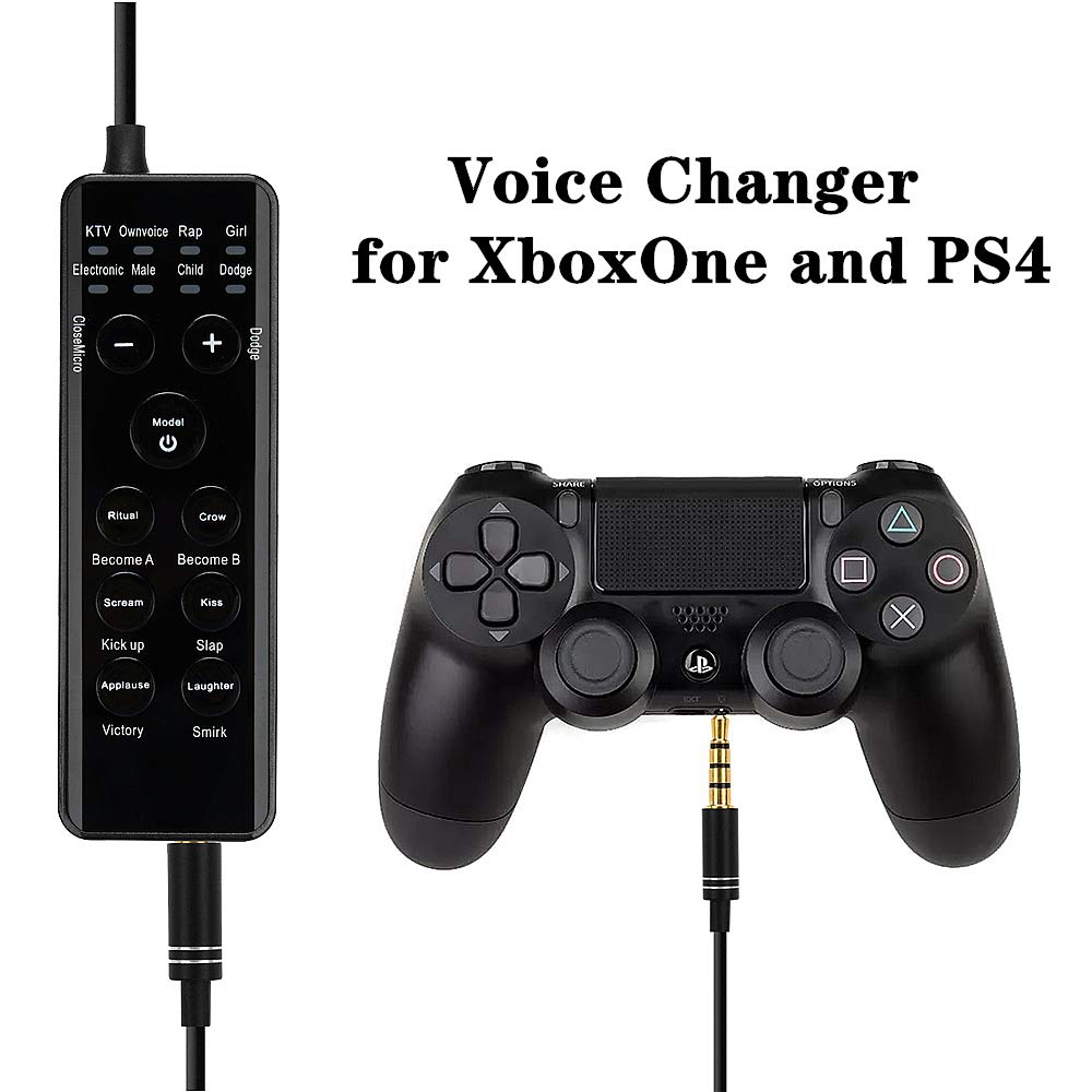 Voice Changer Headsets, KOKITEA Earbud Headphones, for Phone/PS4/Xbox/Switch/IPad/Computer/Anchor/Cam Girl/Kids