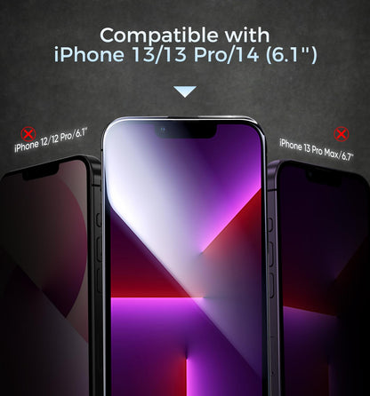 MAGIC JOHN 3rd Gen Upgraded for iPhone 16ProMax Privacy Screen Protector 6.9 Inch,25°Anti-Spy Screen,Shockproof Tempered Glass,Auto Dust-Removal,Bubble Free,Easy Installation,2 Pack