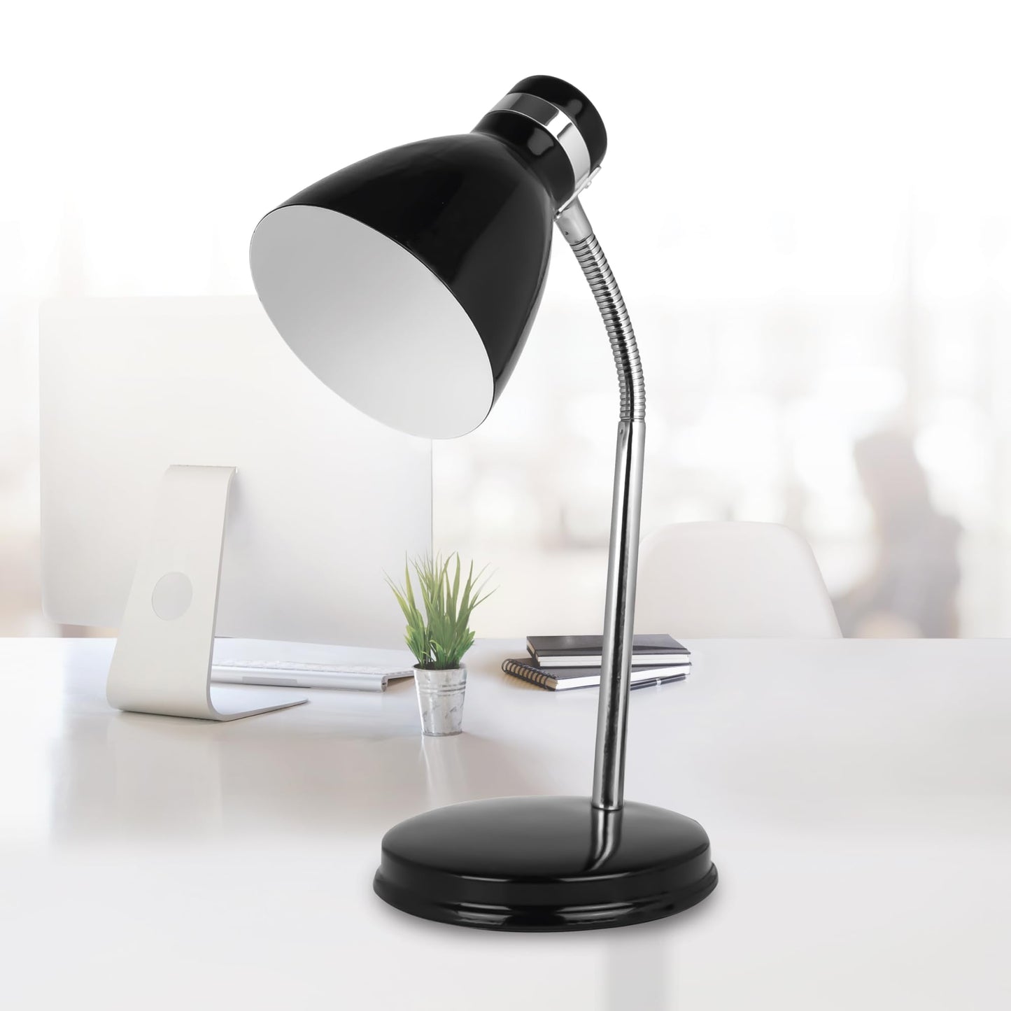 Status Madrid Desk Lamp | Flexible Desk Light | Black Desk Lamp | Study, Office, Bedroom | SDL2011ESBLK16