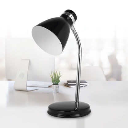 Status Madrid Desk Lamp | Flexible Desk Light | Black Desk Lamp | Study, Office, Bedroom | SDL2011ESBLK16