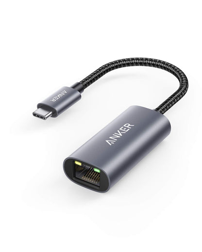 Anker USB C to Gigabit Ethernet Adapter - Aluminum Portable Adapter for MacBook Pro/Air 2018+, iPad Pro 2018+, XPS and More