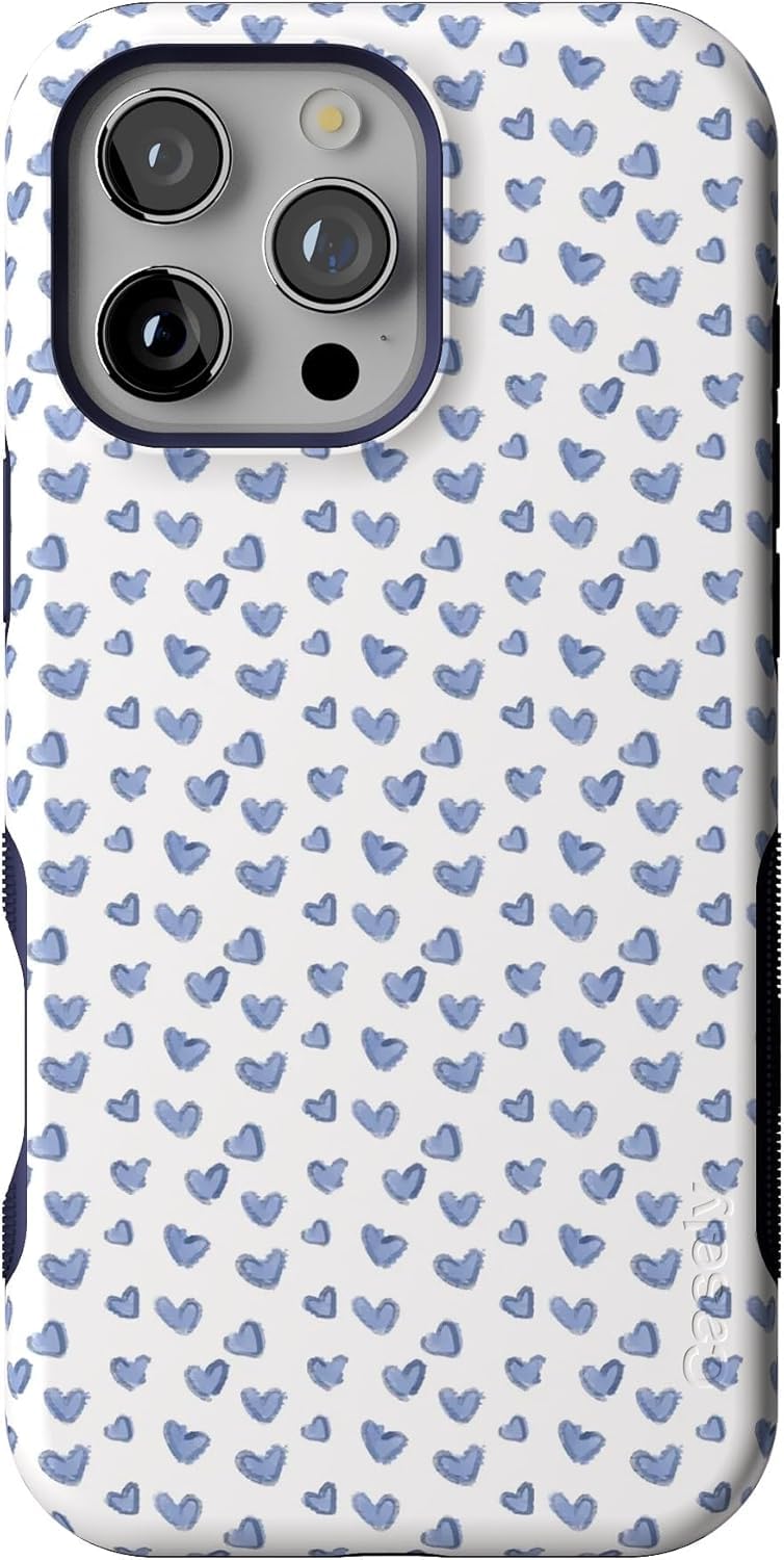 Casely iPhone 16 Pro Case | Fit Check | Neutral Checkerboard | Compatible with MagSafe | Bold Protective Design