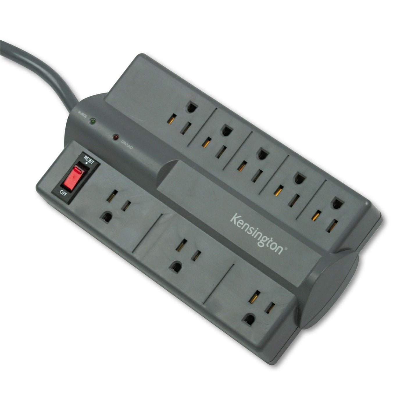 Kensington Guardian 6 Outlet Power Strip, 15ft Surge Protector, 15-Foot Cord, 540 Joules, Black(K38215NA)