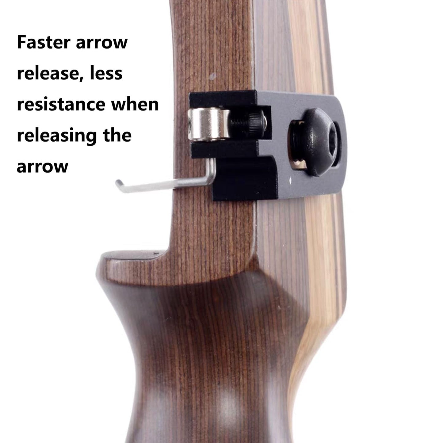 FUNTRESS Arrow Rest Right Handed Adjustable Backside Achery Set for Recurve Bow (Right-Hand, Blue)