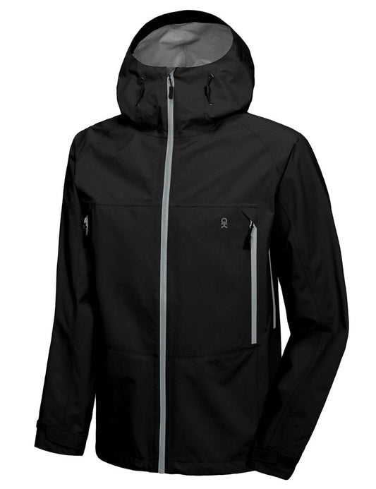 Little Donkey Andy Men's Waterproof Outdoor Hard Shell Breathable Jacket Travelling Sports Coat Black S