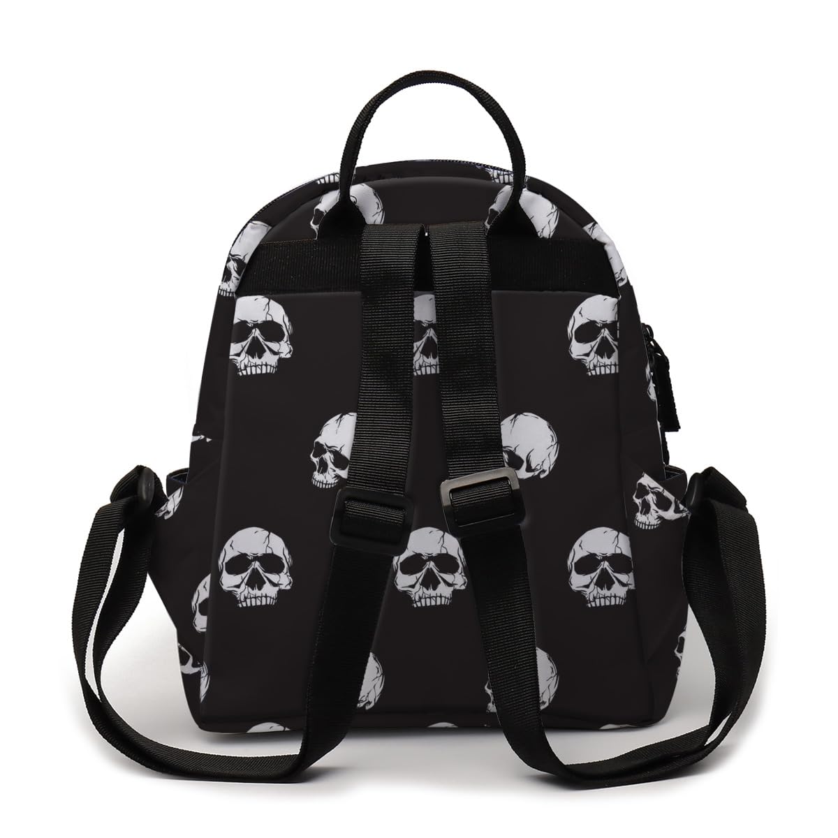 Deanfun Mini Backpack for Women - Waterproof Small Backpack with Skull Print, Multi Pockets Large Capacity Cute and Stylish MNSB-310
