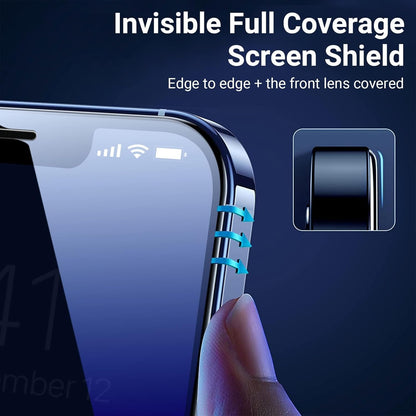 UltraGlass 9H+ Glass for iPhone 15 Pro Max Privacy Screen Protector [Invisible Privacy Armor] Screen Protector 15 Pro Max Tempered [Full Coverage & Longest Durable] 15 ProMax, 2 Pack