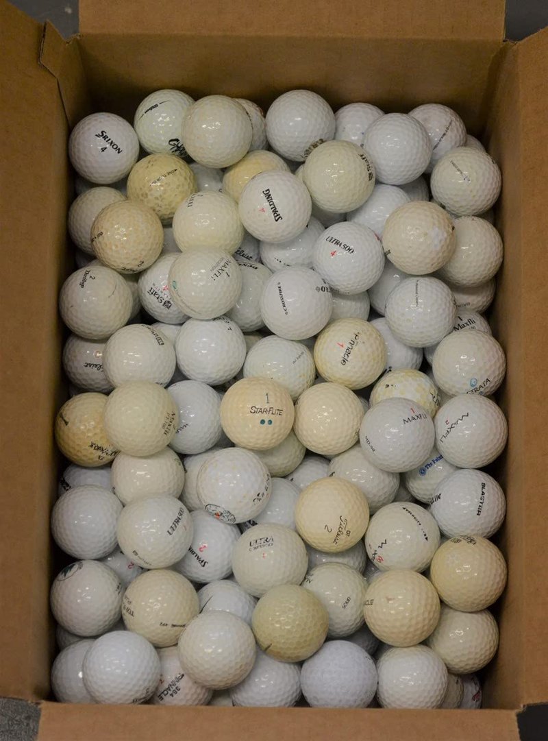 Golf Ball Planet 72 Ball Mesh Bag Hit Away Practice Used Golf Balls
