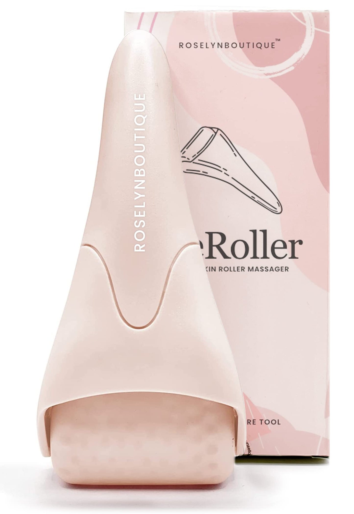 ROSELYNBOUTIQUE Ice Roller for Face Wrinkles Fine Lines Puffiness Stick Massager Facial Skin Care Tools Self Care Gifts for Men Women (Green)