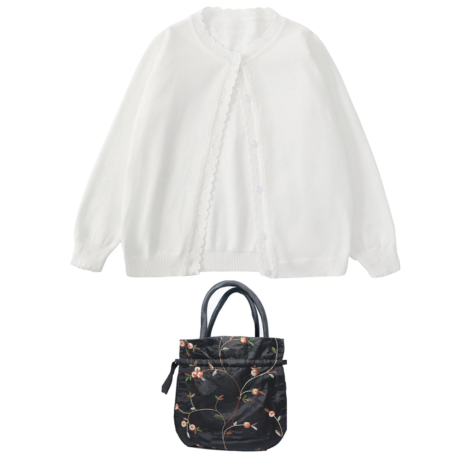 EBYTOP 100 Days of School Costume for Kids 100th Day Halloween Old Lady Costume Dress up Granny Wig Grandma Glasses Cane,1-WH 10-12 Years