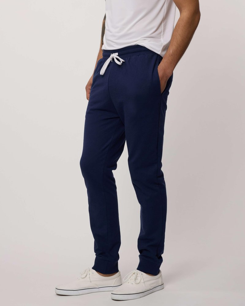 Real Essentials 3 Pack: Men's French Terry Cotton Jogger - Athletic Casual Sweatpants with Pockets - Set 2, L