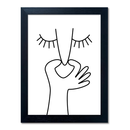 Bathroom Picture Wall Decor, Framed Black and White Bathroom Wall Art, Toilet Paper in Little Funny Raccoon's Hand Animal Canvas Print Painting