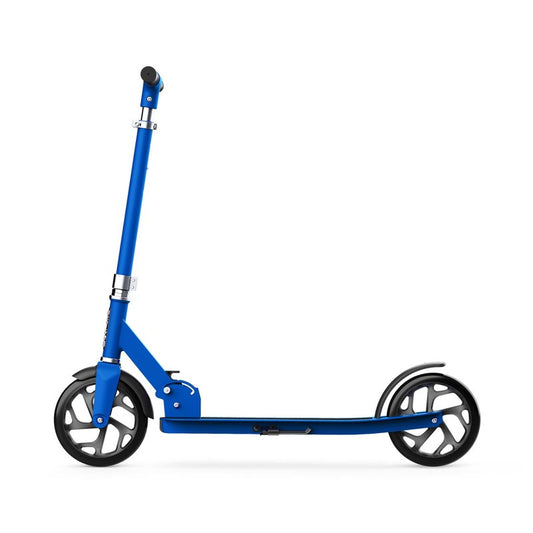Jetson Hex 2-Wheel Kick Scooter, Sturdy Wide Deck, Rear Brake, Easy-Folding Mechanism, Kickstand, Ages 8+ Blue, JHEX-ABL