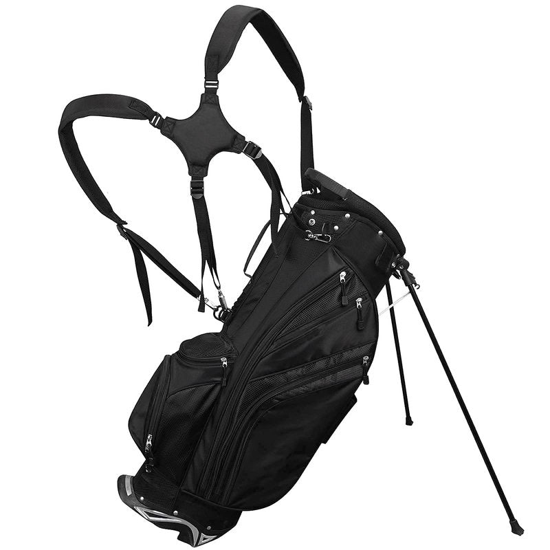 mytag Golf Bag Cross Straps Replacement with 4 Clips, Adjustable Universal Shoulder Carry Straps for Taylormade OGIO
