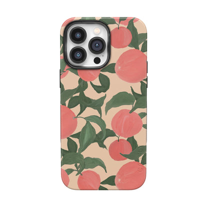 Casely iPhone 14 Pro Case | Opposites Attract | Day & Night Mountains | Compatible with MagSafe | Bold Protective Design
