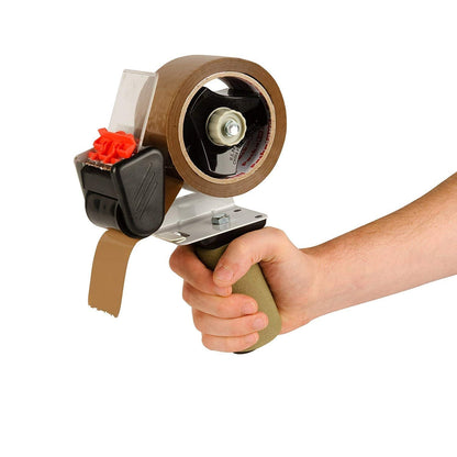 Packatape Brown Packaging Tape, Heavy Duty Packing Tape For Industrial And Warehouse Use, 12 Rolls 48mm X 66m