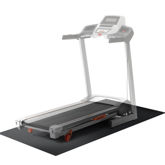 GymCope Treadmill mat, 72''x36'' Exercise Equipment Mat for Hardwood Floor Carpet Protection, 6mm Thick, Exercise Bike Mat Pad for Indoor Cycles, Rowing Machine, Elliptical