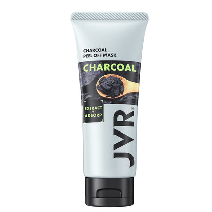 JVR Peel Off Face Mask, Blackhead Remover Mask for Men, Charcoal Peel Off Black Mask, Facial Mask Purifying and Deep Cleansing for All Skin Types 4.23 OZ