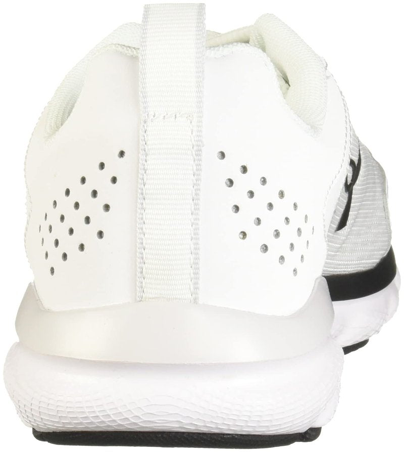 Under Armour Mens Charged Assert 9 Running Shoe, White(100 Black, 11 X-Wide US