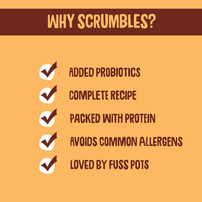 Scrumbles All Natural Dry Cat Food with 75% Chicken, High Protein Food For Adults And Seniors, 2.5Kg,package may vary