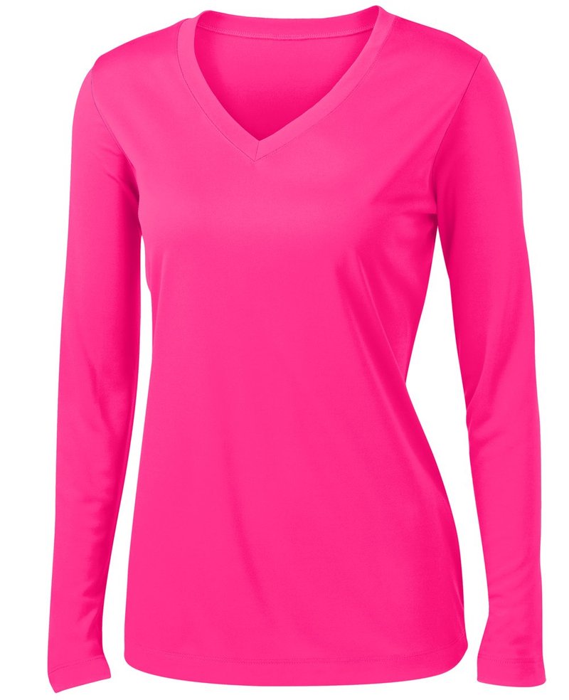 Opna Women's Long Sleeve Athletic Shirts – Moisture Wicking Dry Fit Workout Tops NEOPNK-M