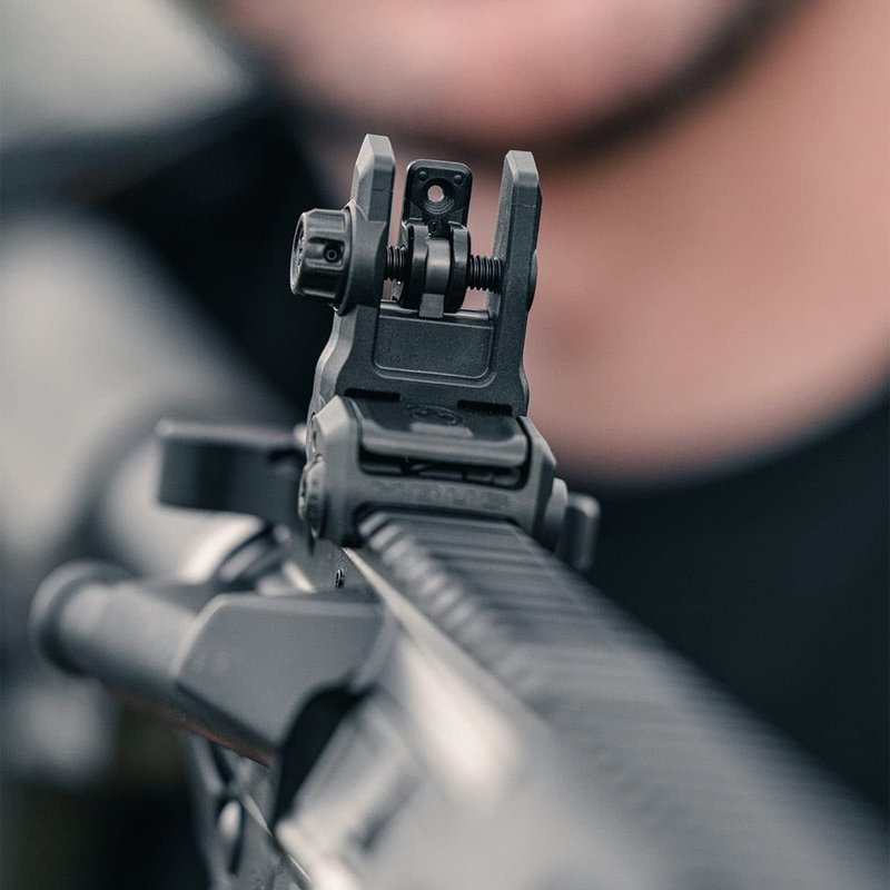 Magpul MBUS 3 Flip-Up Backup Iron Sights, Black, Back Sight