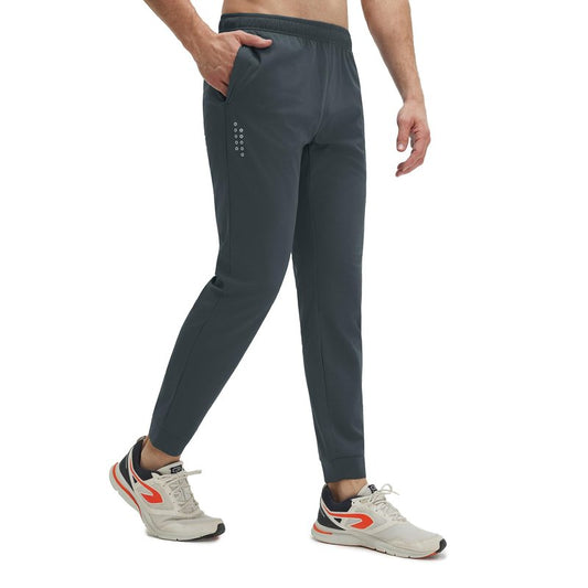 M MAELREG Joggers for Men with Zipper Pockets Sweatpants Stretch Running Workout Gym Jogging Golf Joggers Pants Men Dark Grey