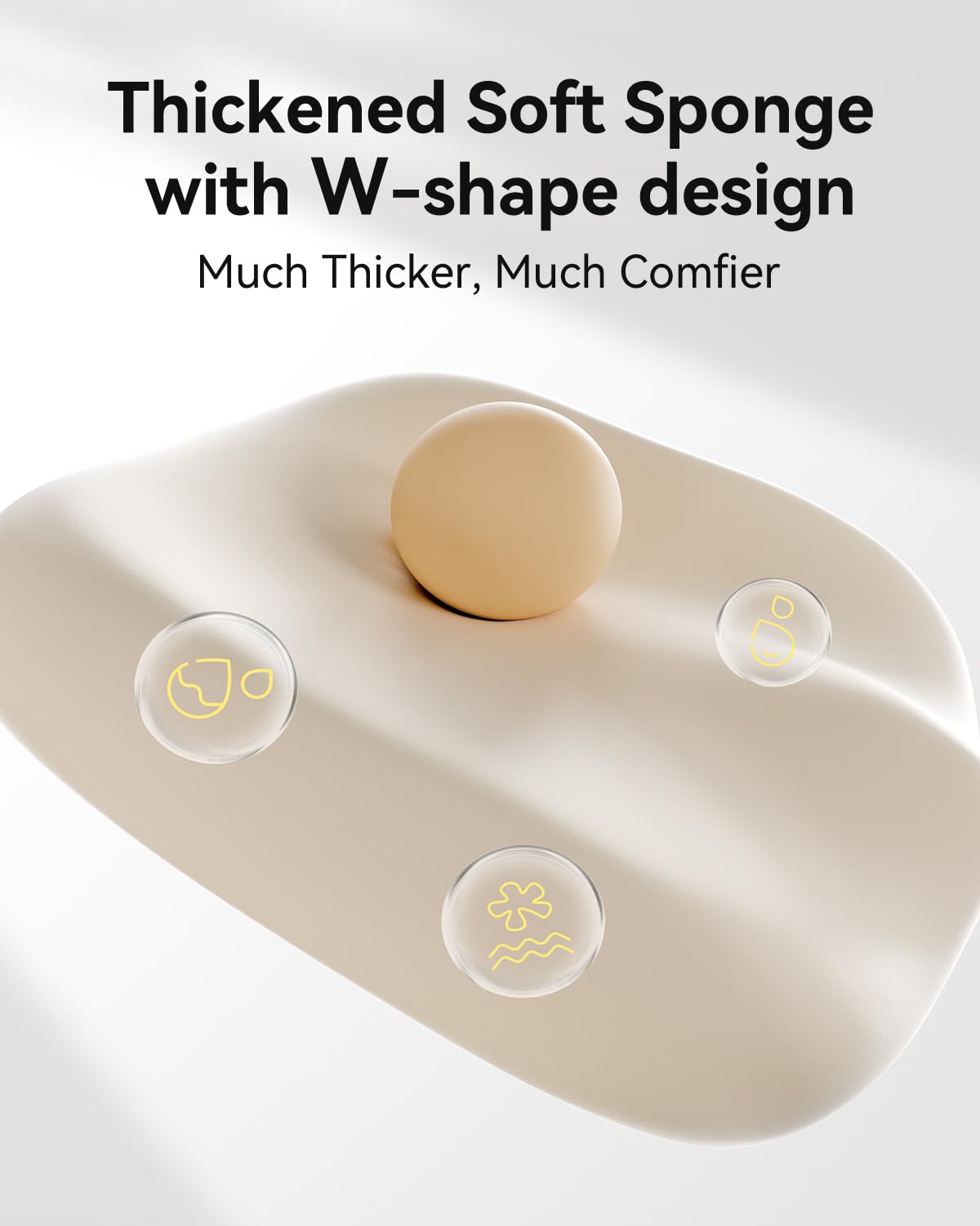 Hbada Office Desk Chair with Flip-Up Armrests and Saddle Cushion, Ergonomic Office Chair with S-Shaped Backrest, Swivel, Mesh, Grey