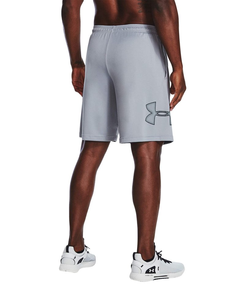 Under Armour Men's Tech Graphic 10" Shorts, Steel (035)/Black, X-Small
