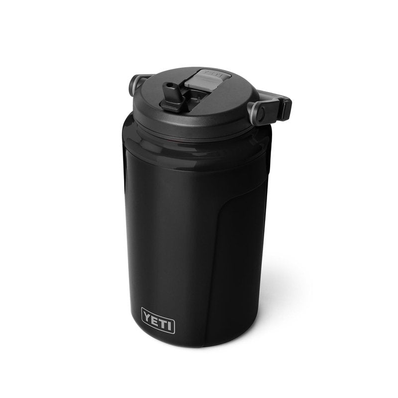 YETI Silo Half Gallon Insulated Straw Cap Water Jug – Leakproof, Lightweight Sports Bottle with Fence Hook Handle – Keeps Drinks Ice-Cold – Ideal for Gym, Sports & Tournaments, Black