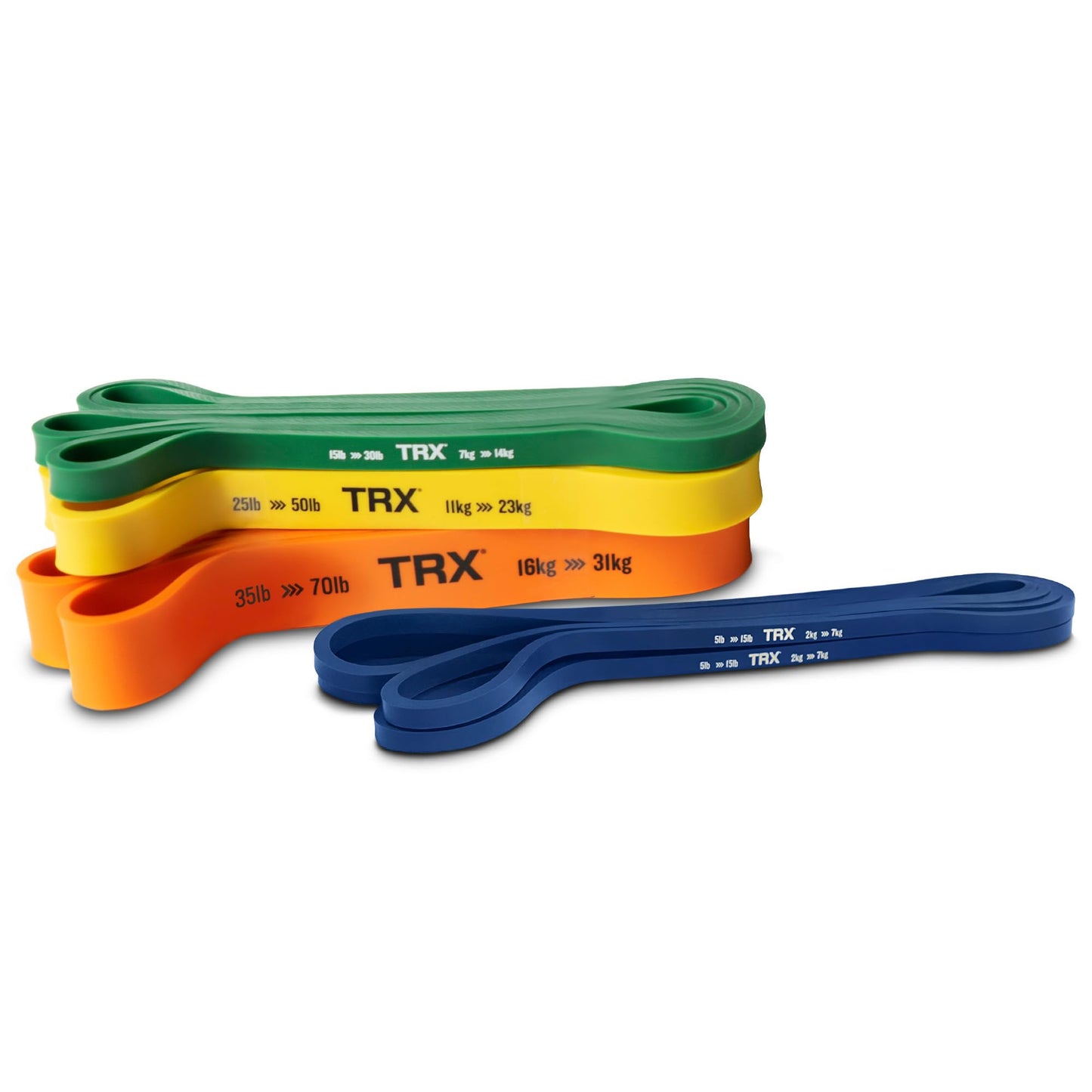 TRX Training Strength Band Set, Full-Body Resistance Bands for Home and Gym Use, Resistance Bands for Working Out