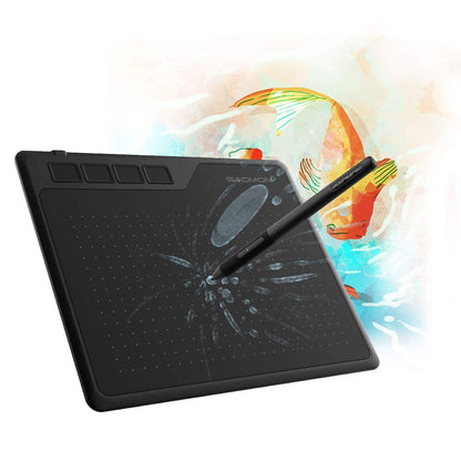 GAOMON S620 Drawing Tablet 6.5 x 4 Inch Graphics Tablet with 8192 Passive Pen 4 Customizable ExpressKeys for Digital Art, Painting, OSU Playing, Compatible with Windows PC, Mac