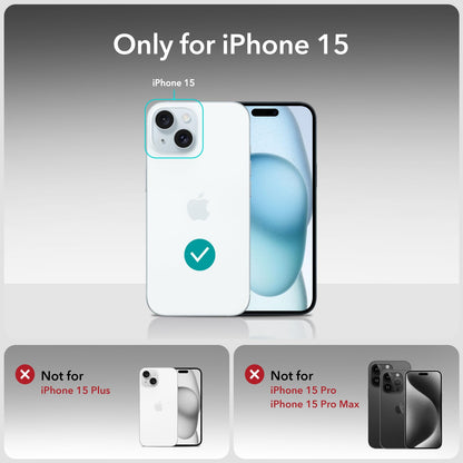 ESR 3 Pack for iPhone 15 Pro Max Screen Protector, [9H Hardness] [Military Grade Shatterproof] Full Coverage Tempered Glass Film with Easy Installation Tool, HD Clear, Scratch Resistant
