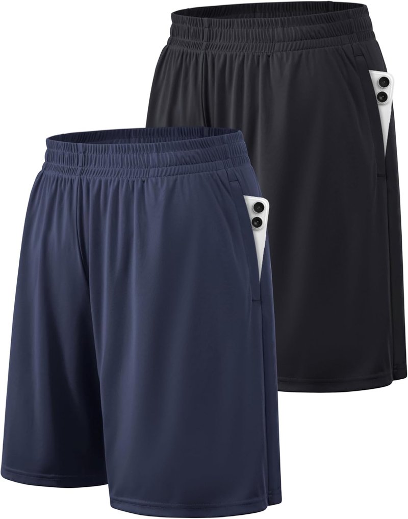 BALENNZ Athletic Shorts for Men - Quick Dry Activewear with Pockets & Elastic Waistband | Comfortable Fit