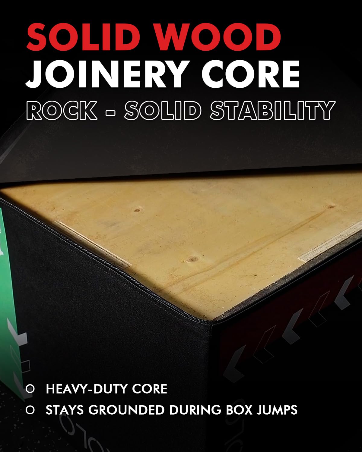 Mikolo 3-in-1 Foam Plyometric Box – Soft Jump Box with Solid Wood Core, High-Density Foam and Non-Slip Cover – No Assembly Required for Home Gym Workout
