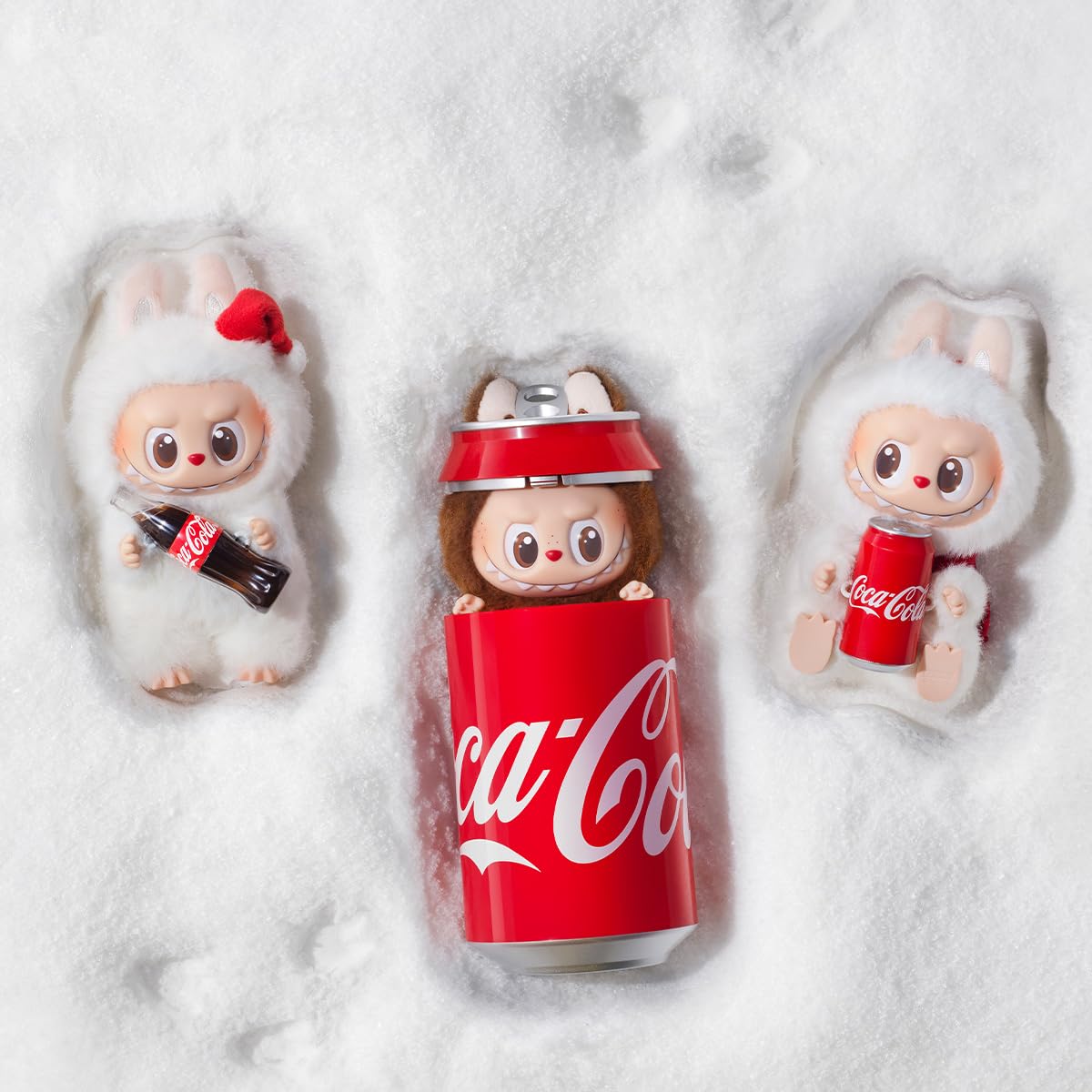 POP MART THE MONSTERS COCA-COLA SERIES-Vinyl Face 1Box Exclusive Action Figure Box Toy Popular Collectible Art Toy Cute Figure Creative Gift, for Christmas Birthday Party Holiday