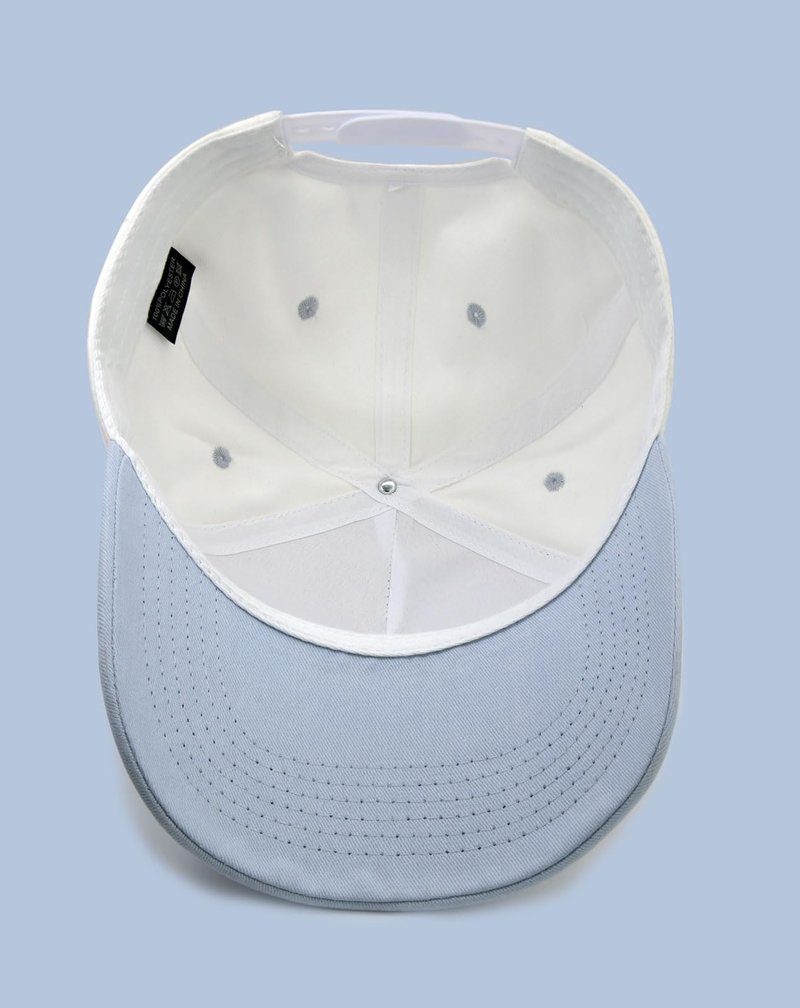 LOKIDVE Bride Trucker Hat, Blue White Baseball Cap, Bachelorette Accessory, Bridesmaid Gift, Wedding Cap-Blue