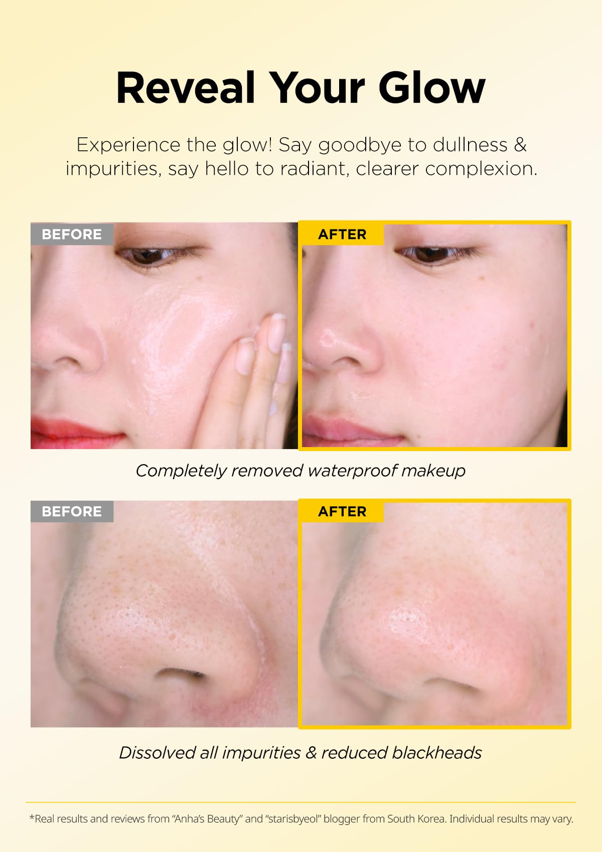Hanskin BHA Pore Cleansing Oil, Gentle Blackhead Cleanser and Makeup Remover for Combination and Oily Skin, Korean Skincare [BHA/10.14 oz]