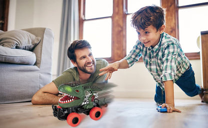 Delycazy Dinosaur Toys Cars for Kids Boys, Remote Control Car for Kids Toys Age 3 4 5 6 7 8 Year Old Boy Girl X-mas Birthday Gifts