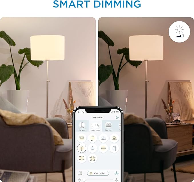 WiZ 100W Eq. (14.5W) A21 Daylight (5000K) LED Smart Bulb - Pack of 3 - 1600 Lumen- E26 - Indoor - Connects to Your Existing Wi-Fi - Control with Voice or App - Activate with Motion - Matter Compatible