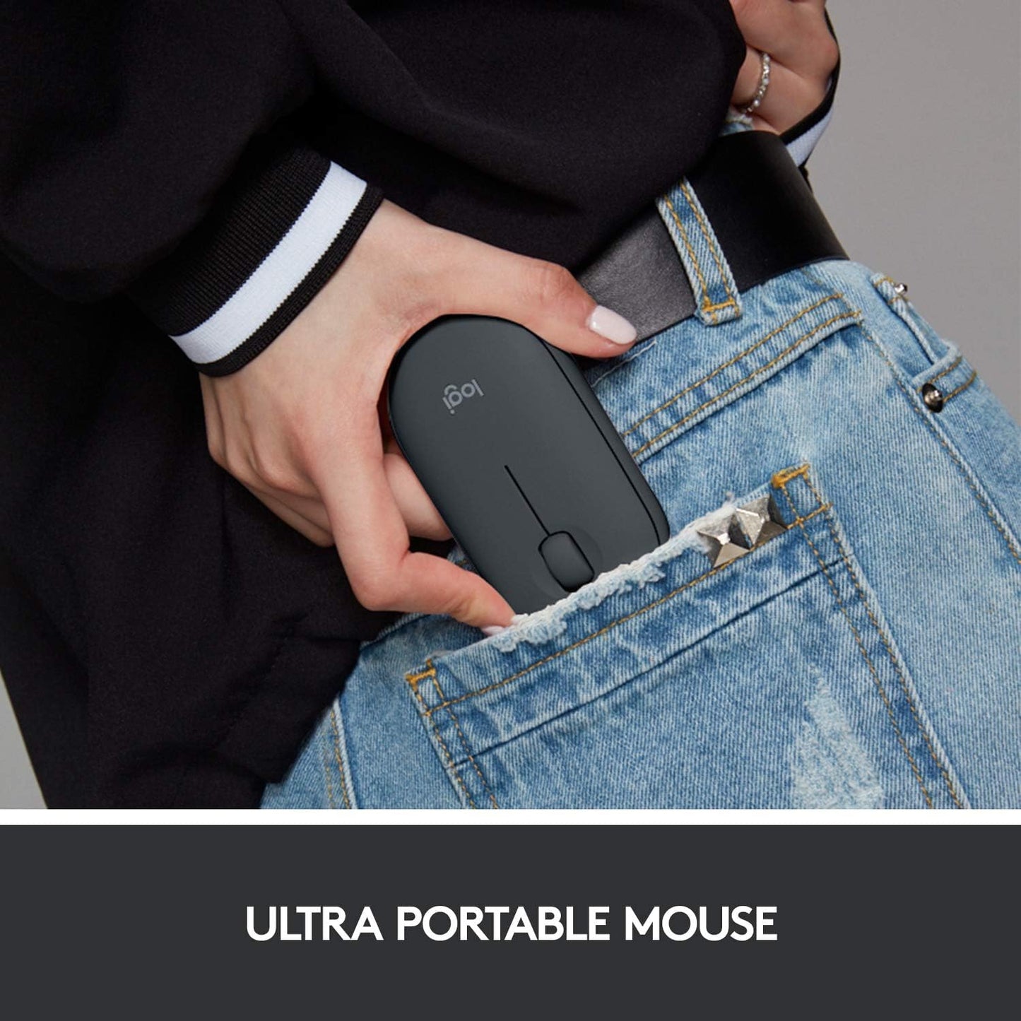 Logitech Slim Wireless Bluetooth Mouse for Mac - White