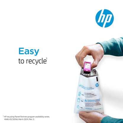 HP 64 Black & Tri-Color Ink Cartridges for HP Printers (Combo Pack) | Works with Printer Series: Inspire 7950e; ENVY Photo 6200, 7100, 7800; Tango | Eligible for Instant Ink | X4D92AN