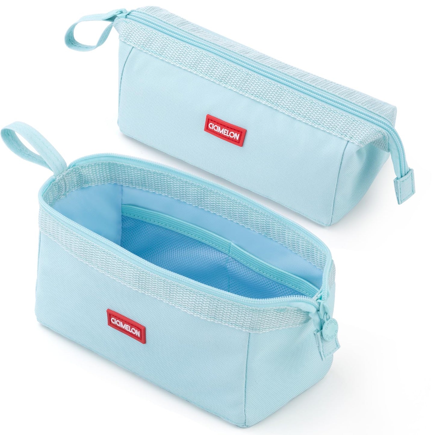 CICIMELON Pencil Case Large Capacity Pencil Pouch Pen Bag for School Teen Girl Boy Men Women (Blue)