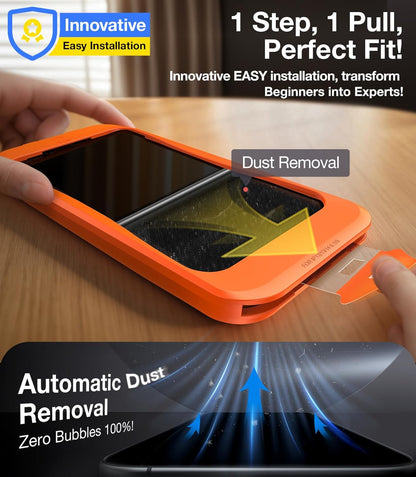 UltraGlass 9H+ Glass for iPhone 15 Pro Max Privacy Screen Protector [Invisible Privacy Armor] Screen Protector 15 Pro Max Tempered [Full Coverage & Longest Durable] 15 ProMax, 2 Pack