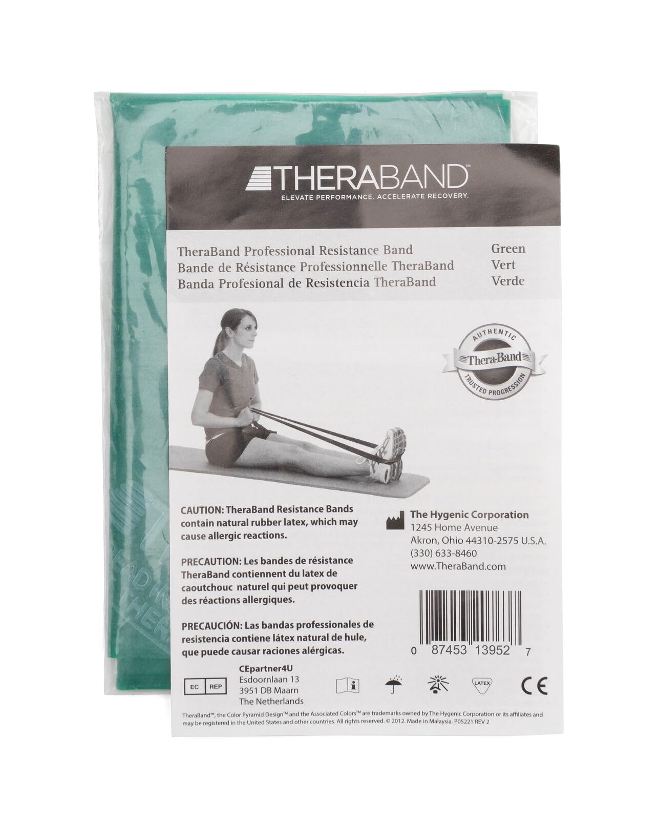 THERABAND Professional Latex Resistance Bands, Individual 6 Ft Elastic Band for Upper & Lower Body Exercise, Physical Therapy, Pilates, Home Workouts, 6 Foot, Blue, Extra Heavy, Level 5